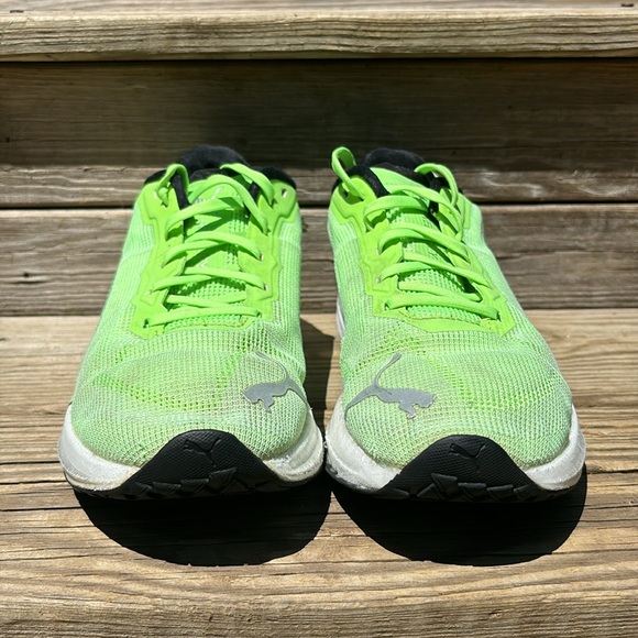💚 Puma Velocity Nitro ‘Green Glare’ Running Shoes, Size 7 - Picture 4 of 7